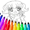 Páginas para colorear de anime para niños