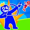 Rompecabezas de espías de Stickman rojo y azul 2