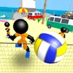 Voleibol de playa Stickman